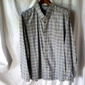 Eddie Bauer Men's 2XL Plaid Flannel Shirt Multi Color